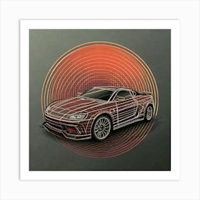 Firefly Sport Car 39643 Art Print