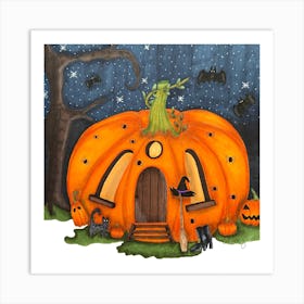 Pumpkin House. 1 Art Print