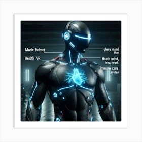 Humanoid Robot 5 Art Print