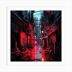 Dark Alley Art Print