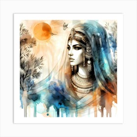 Cleopatra Portrait Artwork 153 Art Print