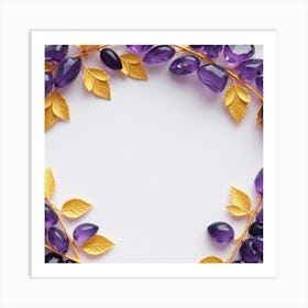 Amethyst Wreath Art Print