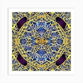 Abstract Mandala 22 Art Print