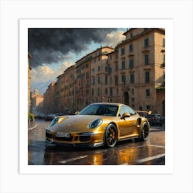 Porche 911 Art Print