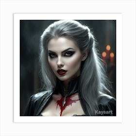 Gothic Beauty 10 Art Print