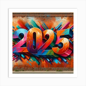 2025 Graffiti Art Print