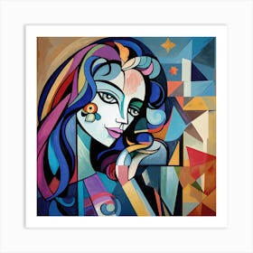 Abstract Of A Woman 12 Art Print