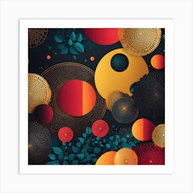 Abstract Background Art Print