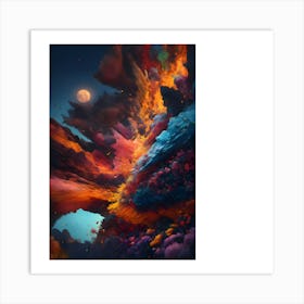 Abstract Painting 15 Art Print