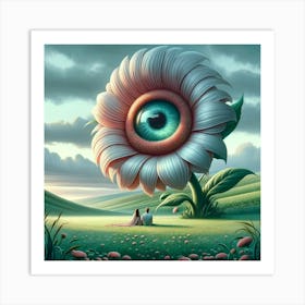 Flower Of The Eye Art Print