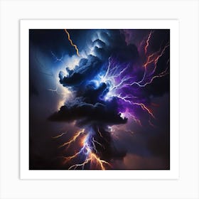 Lightning Storm 10 Art Print