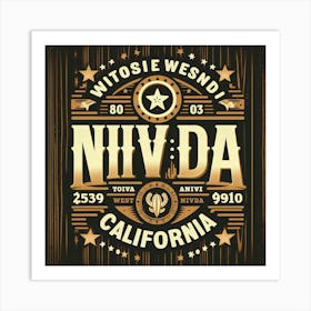 Nivo Da California Art Print