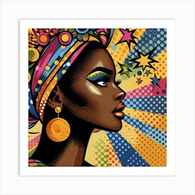 Adanna Pop African Woman  Art Print