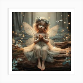 Fairy In The Forest 36 Art Print