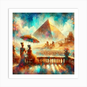 Pharaoh's Quest: Unveiling Tutankhamun's Destiny Art Print