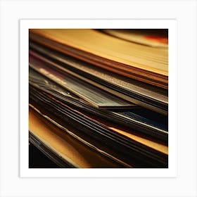 Stack Of Records Art Print