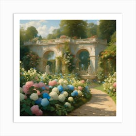 hydrangeas Art Print