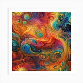 Abstract Painting 5 Art Print