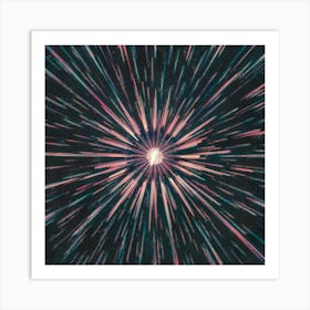 Abstract Starburst 6 Art Print