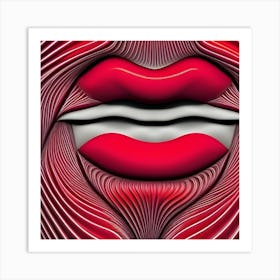 Lips1 Art Print