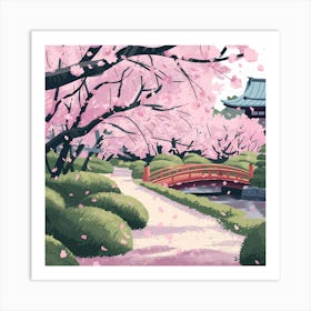 Sakura Blossom Art Print