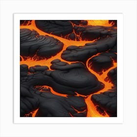 Lava Flow 48 Art Print