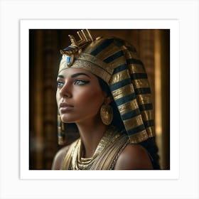 queen Cleopatra - ancient Egyptians & pharaohs Art Print