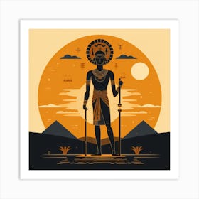 Egyptian God 2 Art Print