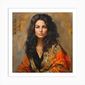 Portrait Of A Woman 2 Art Print