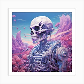 Skeleton In The Sky 1 Art Print