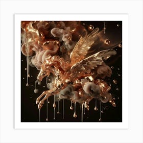 Gold Eagle Art Print