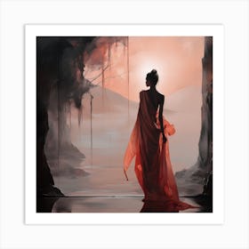 Buddhist Woman Art Print