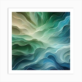 Abstract Wave 1 Art Print