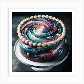 Galaxy Cake 1 Art Print