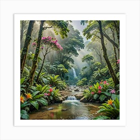 Tropical Forest Art Print