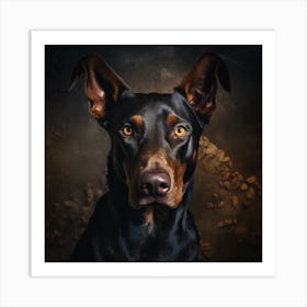 Doberman 2 Art Print