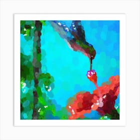 Magic Hummingbird Art Print