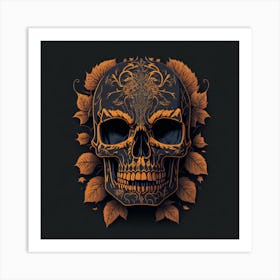 Day Of The Dead Skull Art Print