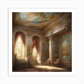 Room In A Castle 10 Art Print