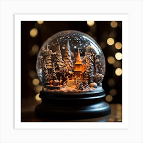 Snow Globe 2 Art Print