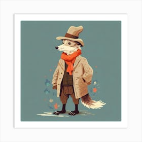 Fox Illustration Art Print