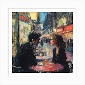 Paris At Night 2 Art Print