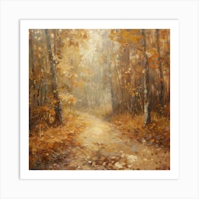 Path In The Woods Art Print