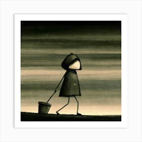 Walk In The Dark Art Print