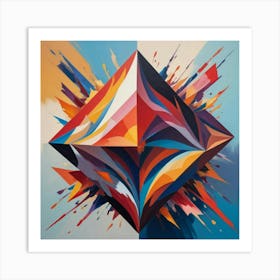 Abstract Diamond Paintings Art Print Art Print