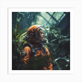 Portrait Of An Astronaut Art Print