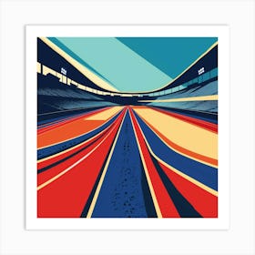 F1 Track Art Print