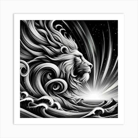 Lion Of The Sea Art Print