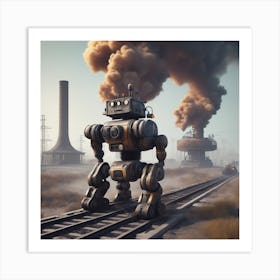 Industrial Robot Art Print