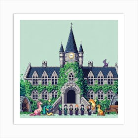 8-bit magical academy 2 Art Print